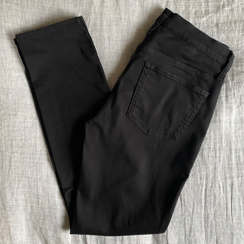 Madewell Vintage Slim Straight black twill jeans Sz 28T *Never Worn*